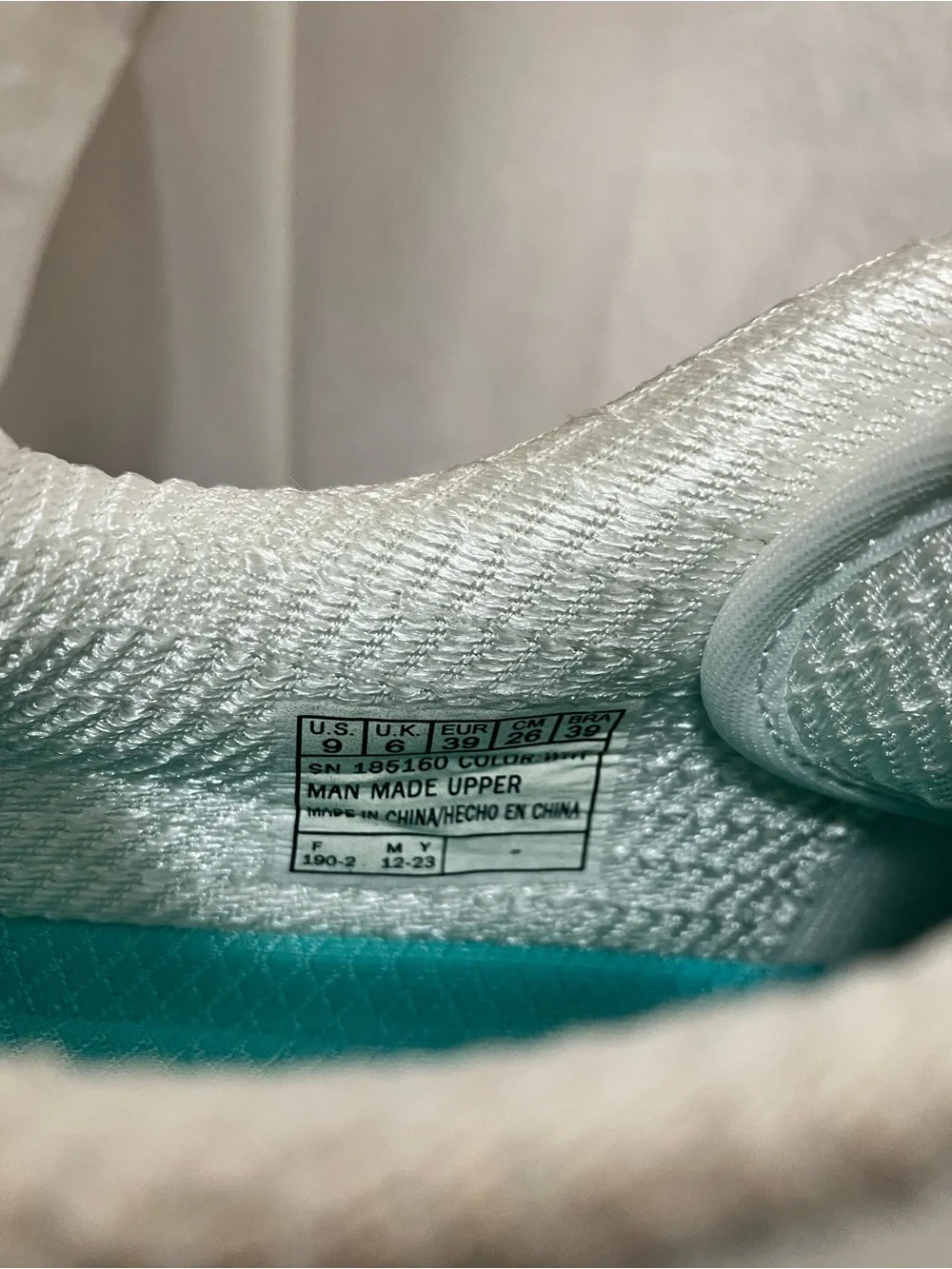 Skechers White Lace-Up Sneakers with Teal Insole